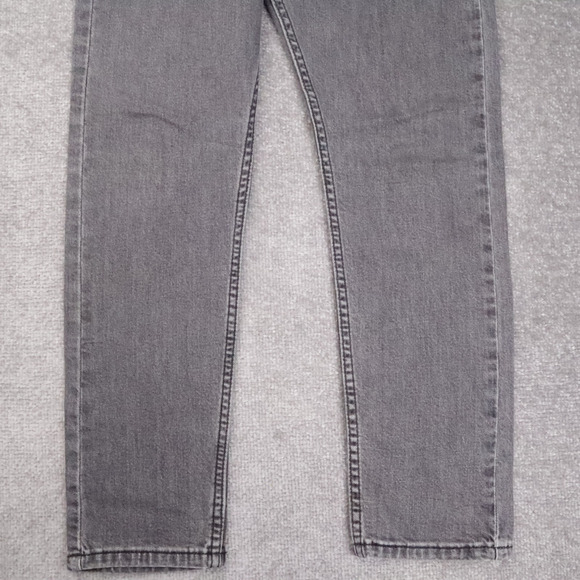 Levi's 512 Slim Fit Tapered Leg 31x30 Dark Wash Gray Denim Jeans - Picture 5 of 14